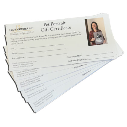 Lucy Victoria Art - Pet Portrait Gift Voucher